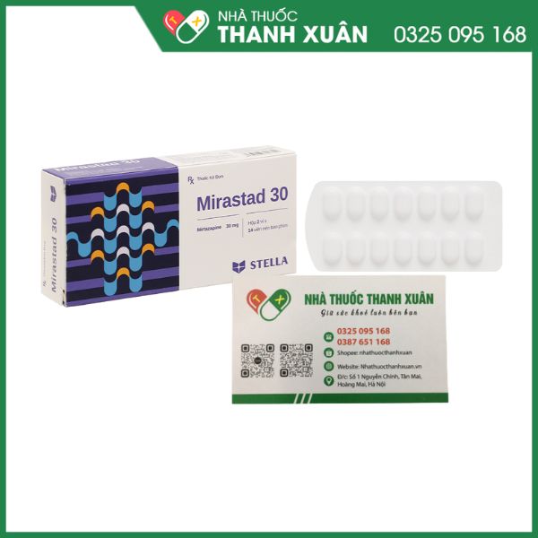 Mirastad 30 trị trầm cảm